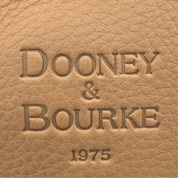 Dooney & Bourke 1975 Anniversary Collection Small East West Hobo Handbag Taupe - Picture 2 of 13